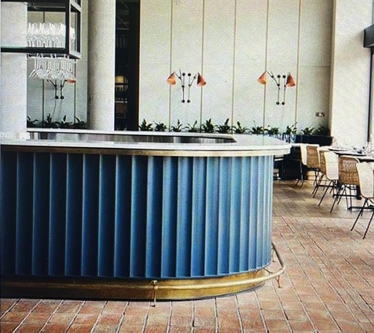 Electro Plated Reception Counter